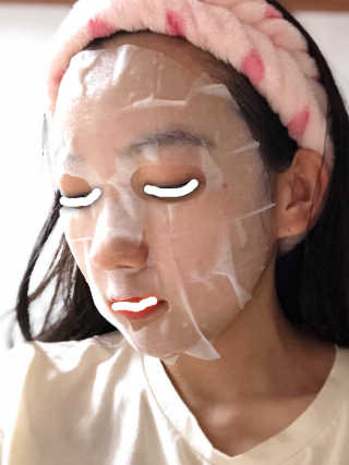 지고트 마스크팩 16종 — 5점을 준 리뷰어가 2019년 1월 올린 사용 사진
