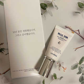 [룰루앤코] 블루톡 톤업 광채 크림 — 4점을 준 리뷰어가 2020년 3월 올린 사용 사진