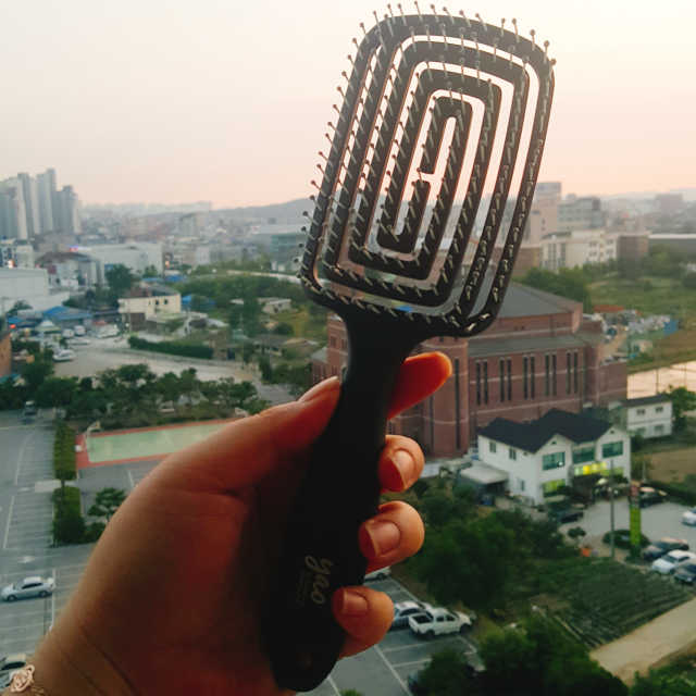 야오 헤어 브러쉬 스퀘어 리뷰 사진
