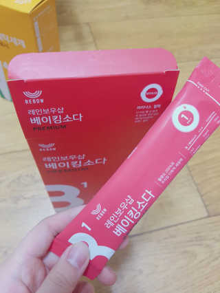 레인보우샵 올인원세탁세제,베이킹소다 스틱포6개입+세탁조클리너 — 3.67점을 준 리뷰어가 2018년 3월 올린 사용 사진