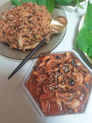 맵꾸미 쭈꾸미볶음 450g — 5점을 준 리뷰어가 2019년 10월 올린 사용 사진
