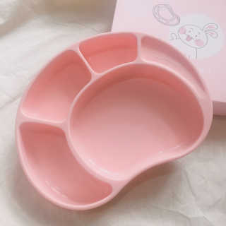 유비맘 캐릭터 실리콘 흡착 식판_색상 랜덤발송 — 4점을 준 리뷰어가 2020년 2월 올린 사용 사진