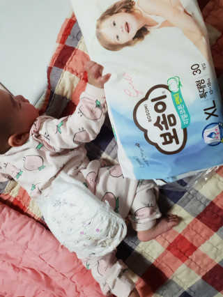 보솜이 리얼코튼 팬티형 — 4점을 준 리뷰어가 2019년 3월 올린 사용 사진