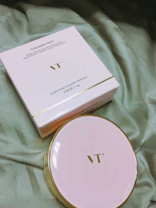 브이티 코스메틱 VT 리얼 콜라겐 팩트 — 4.17점을 준 리뷰어가 2017년 4월 올린 사용 사진