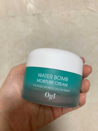오지아이 워터 밤 모이스처 크림 50ml — 5점을 준 리뷰어가 2020년 2월 올린 사용 사진