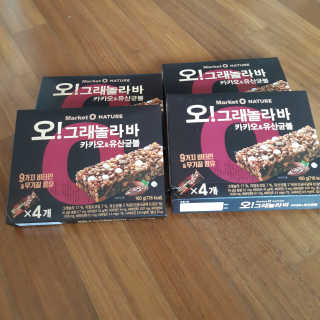 오그래놀라 카카오유산균볼 오그래놀라바 카카오앤유산균볼 — 5점을 준 리뷰어가 2020년 3월 올린 사용 사진
