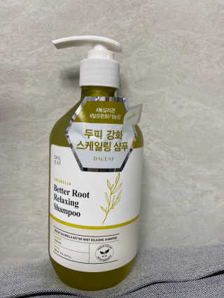 달리프 클로렐라 베러 루트 릴렉싱 샴푸 500ml — 5점을 준 리뷰어가 2019년 11월 올린 사용 사진