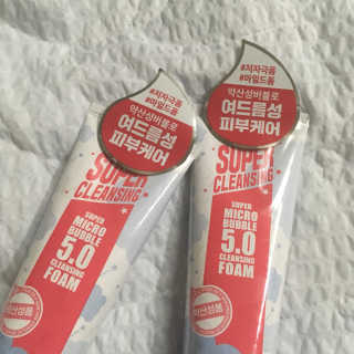 미팩토리 슈퍼 마이크로 버블 5.0 클렌징 폼 X 2EA — 4점을 준 리뷰어가 2019년 5월 올린 사용 사진