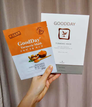GoodDay Skincare GoodDay 강황 마스크 — 5점을 준 리뷰어가 2020년 3월 올린 사용 사진