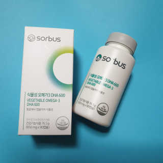 소버스 식물성 오메가3 DHA 600 — 5점을 준 리뷰어가 2020년 1월 올린 사용 사진