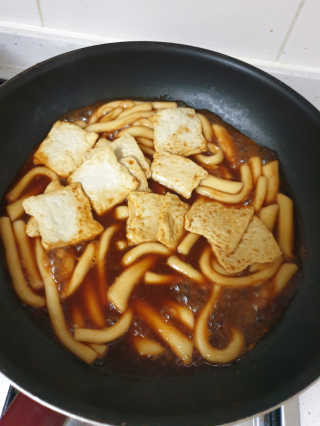 잠실맛집,홍코너떡볶이가우리집에[옛날맛,짜장맛옵션] — 1점을 준 리뷰어가 2019년 11월 올린 사용 사진