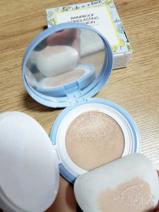뽀빠파리레인프루프롱래스팅쿠션 21호 내추럴아이보리 — 5점을 준 리뷰어가 2019년 8월 올린 사용 사진