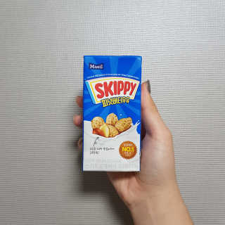 스키피피넛우유 스키피 피넛버터우유 — 3점을 준 리뷰어가 2019년 11월 올린 사용 사진