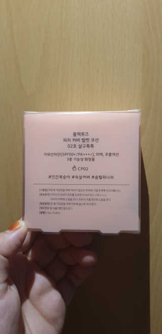 [블랙루즈] 피치 커버 벨벳 쿠션 2종 중 택1 — 5점을 준 리뷰어가 2019년 10월 올린 사용 사진