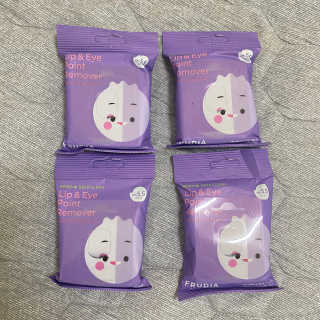 [후르디아] 블루베리 립앤아이 리무버 패드 4개 세트 — 5점을 준 리뷰어가 2020년 3월 올린 사용 사진