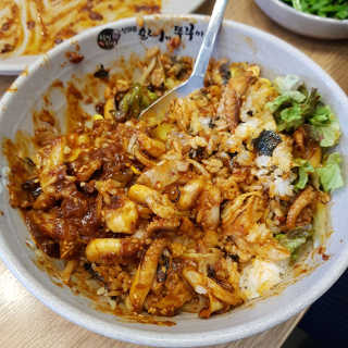 신의주찹쌀순대쭈꾸미 [신의주찹쌀순대와쭈꾸미] -직화쭈꾸미2 OR 순대국2 — 5점을 준 리뷰어가 2018년 12월 올린 사용 사진