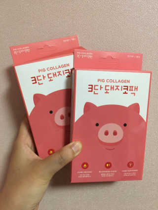 오리지널 미팩토리 3단 돼지코팩 5매입 X 2 — 5점을 준 리뷰어가 2018년 7월 올린 사용 사진