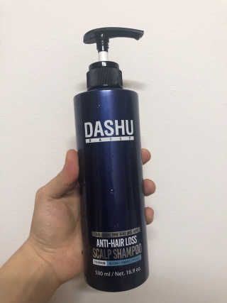 다슈코리아 다슈 데일리 단백질 한방 두피 골드 샴푸 500ml — 5점을 준 리뷰어가 2019년 9월 올린 사용 사진