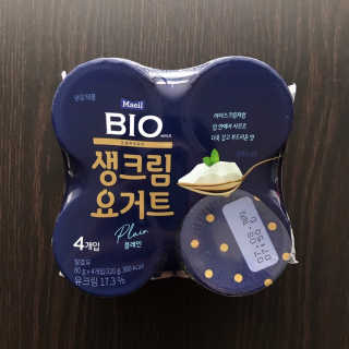 [매일 바이오] 생크림요거트 플레인 12개 + 유자 12개 — 4.5점을 준 리뷰어가 2019년 6월 올린 사용 사진