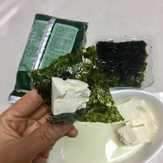 광천우리맛김 한봉지 2~3인분, 아삭하고 향긋한 우리파래식탁김28매 — 5점을 준 리뷰어가 2018년 4월 올린 사용 사진