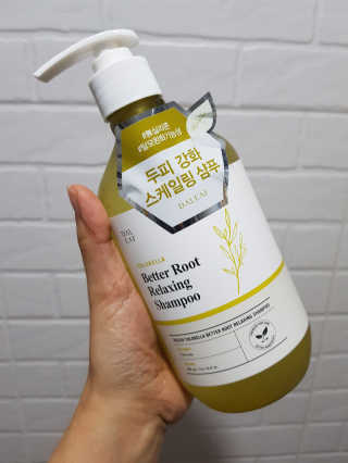 달리프 클로렐라 베러 루트 릴렉싱 샴푸 500ml — 4점을 준 리뷰어가 2019년 11월 올린 사용 사진