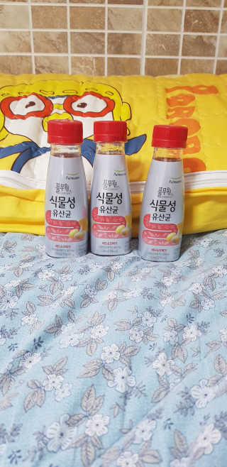 풀무원 식물성유산균 레드앤오메가 + 푸룬앤바이오 — 5점을 준 리뷰어가 2018년 11월 올린 사용 사진
