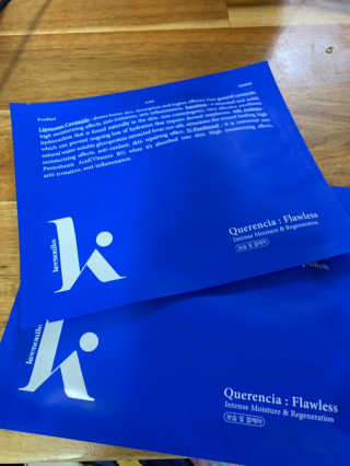 키노닉스 Querencia_Flawless 마스크팩 — 5점을 준 리뷰어가 2019년 5월 올린 사용 사진