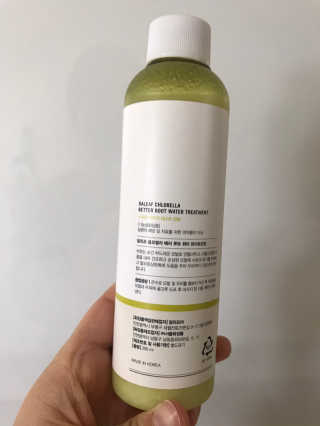 달리프 클로렐라 베러 루트 워터트리트먼트 200ml — 4점을 준 리뷰어가 2020년 1월 올린 사용 사진