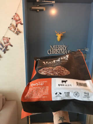 [펫토리아] 맛도 영양도 BEST 한끼뚝딱 강아지 사료 — 4.5점을 준 리뷰어가 2018년 12월 올린 사용 사진