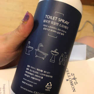 셀로몬 토일렛 스프레이 500ml — 5점을 준 리뷰어가 2018년 5월 올린 사용 사진