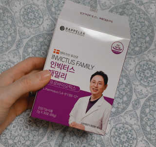 라플레 유해균을 이겨 튼튼한 장으로,  인빅터스 패밀리 — 5점을 준 리뷰어가 2019년 12월 올린 사용 사진