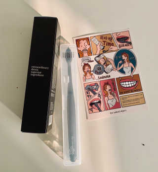 the naked object 디블랙팩치약 디블랙칫솔 세트 — 5점을 준 리뷰어가 2019년 1월 올린 사용 사진