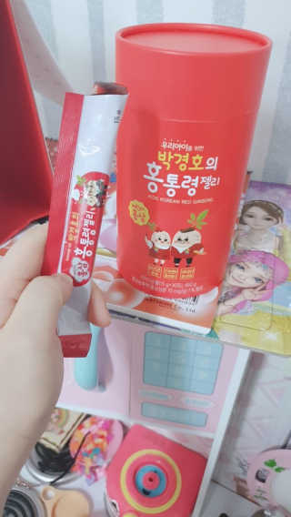 메이준뉴트리 박경호의 어린이 홍삼 홍통령젤리 30포 — 5점을 준 리뷰어가 2020년 2월 올린 사용 사진
