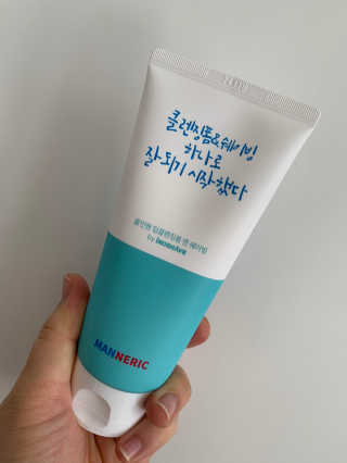 매너릭 올인원 딥클렌징폼 앤 쉐이빙 — 5점을 준 리뷰어가 2020년 2월 올린 사용 사진