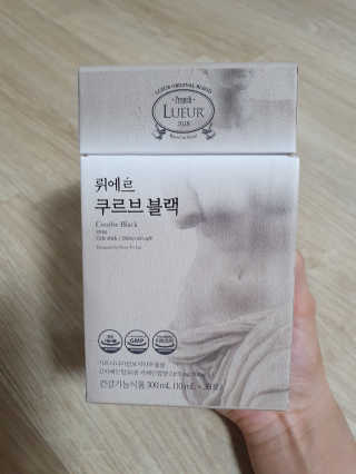 [하우투잇] 뤼에르 쿠르브 블랙 10ml x 30포 총 300ml — 5점을 준 리뷰어가 2020년 3월 올린 사용 사진