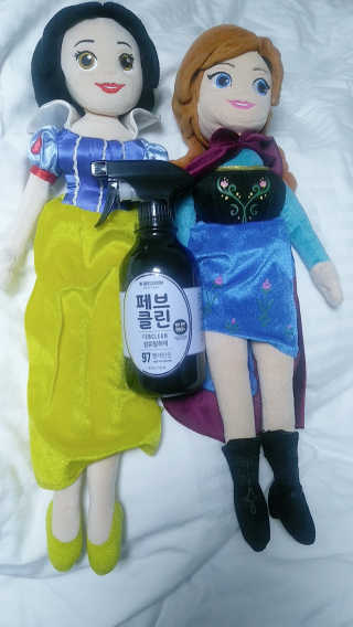 더블유드레스룸 페브클린 500ml — 5점을 준 리뷰어가 2018년 11월 올린 사용 사진