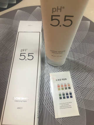 포므시 스노우화이트클렌징폼pH5.5 — 4점을 준 리뷰어가 2019년 5월 올린 사용 사진