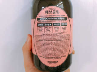 더블유드레스룸 페브클린 500ml — 5점을 준 리뷰어가 2018년 8월 올린 사용 사진