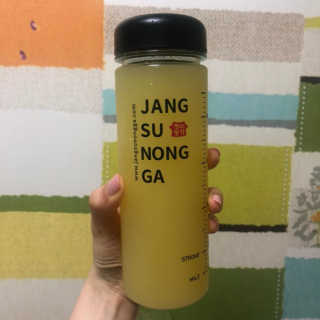 장수농가 리얼깔라만시 원샷 50ml 10팩+보틀 — 3.5점을 준 리뷰어가 2019년 4월 올린 사용 사진