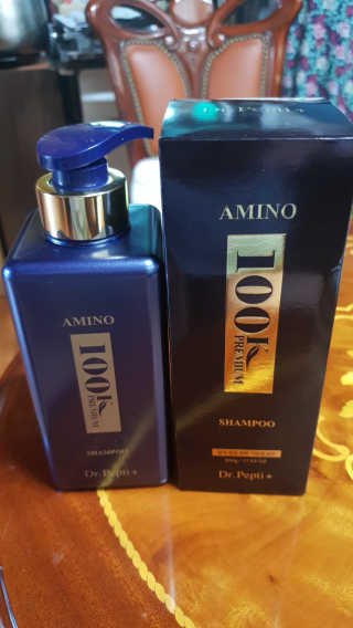닥터펩티 아미노 100K 프리미엄 샴푸 500g — 5점을 준 리뷰어가 2018년 6월 올린 사용 사진