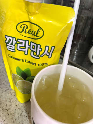 장수농가 리얼깔라만시 — 5점을 준 리뷰어가 2018년 4월 올린 사용 사진