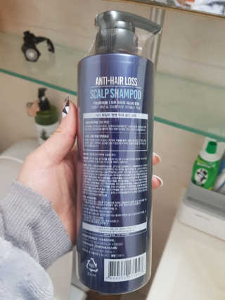 다슈코리아 다슈 데일리 단백질 한방 두피 골드 샴푸 500ml — 4점을 준 리뷰어가 2020년 3월 올린 사용 사진