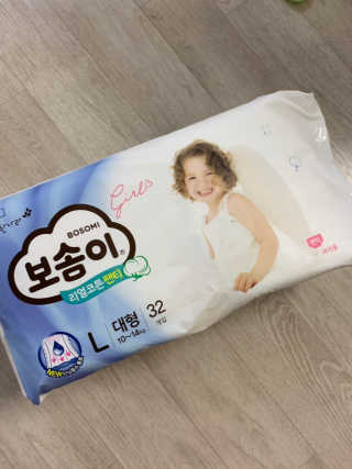 보솜이 리얼코튼 팬티형 — 4점을 준 리뷰어가 2019년 3월 올린 사용 사진