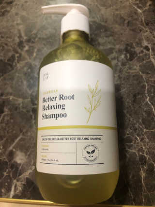 달리프 클로렐라 베러 루트 릴렉싱 샴푸 500ml — 4.5점을 준 리뷰어가 2019년 6월 올린 사용 사진