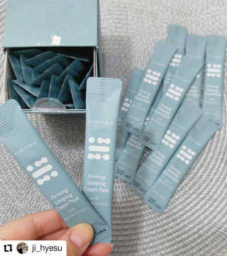 베니테이블 퍼밍 슬리핑 크림 팩 with PROBIOTICS — 4.5점을 준 리뷰어가 2020년 3월 올린 사용 사진