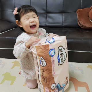 보솜이 액션핏 팬티형 — 5점을 준 리뷰어가 2019년 3월 올린 사용 사진