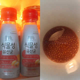 풀무원 식물성유산균 레드앤오메가 + 푸룬앤바이오 — 5점을 준 리뷰어가 2018년 11월 올린 사용 사진