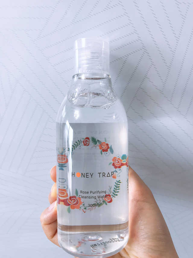 허니트랩 로즈 퓨리파잉 클렌징 워터+고양이 머리띠 리뷰 사진