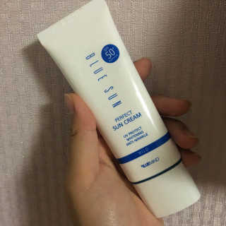 블루마인드 블루선 퍼펙트 선크림 [마일드] — 4.33점을 준 리뷰어가 2018년 7월 올린 사용 사진