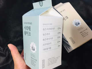 [착한습관]건강한 한끼, 귀리 쉐이크와 서리태 쉐이크 — 3.5점을 준 리뷰어가 2019년 7월 올린 사용 사진